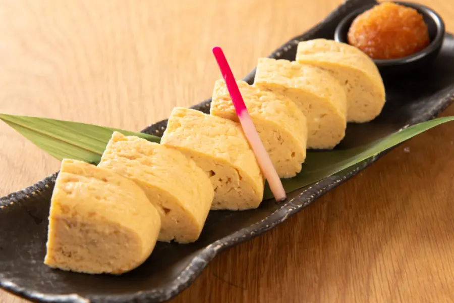 母ちゃんが巻いた少し甘めのだし巻き玉子